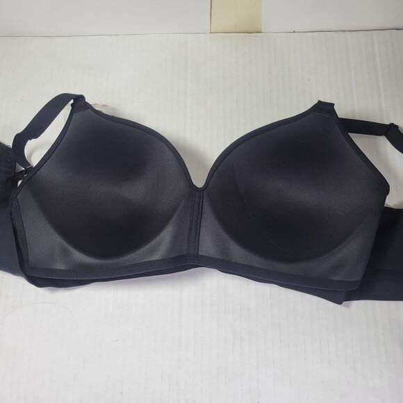 Truekind Black Supportive Comfort Wireless Shaping Bra #10210 Size L+ - Picture 3 of 4